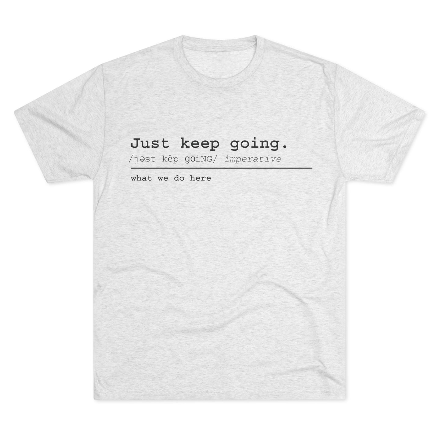Definition - Unisex Tri-Blend Crew Tee